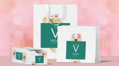 Vegan Saint logo design