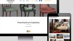 comfort upholstery web design